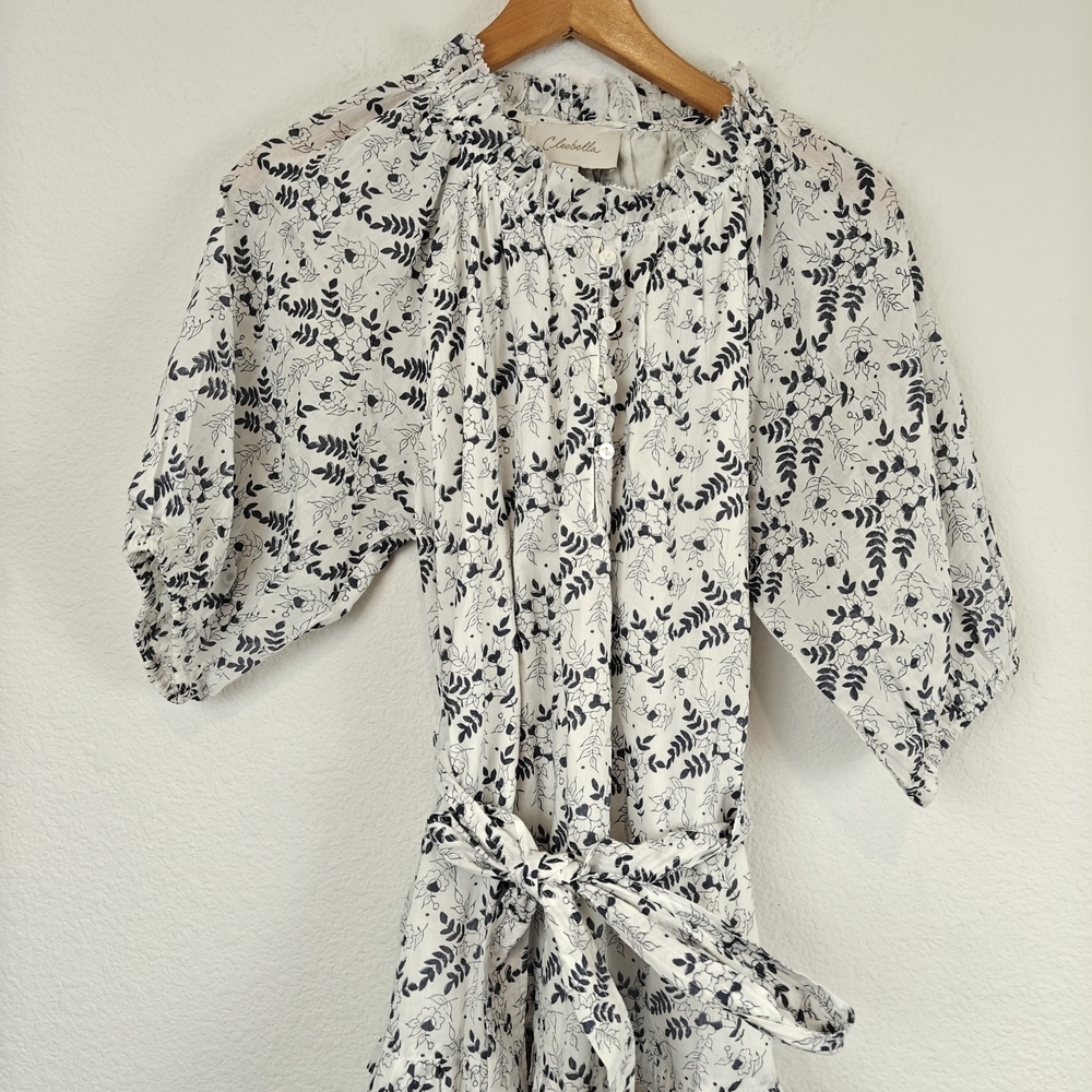 Cleobella NWOT Nevah Floral Puff Sleeve Mini Dress In Killarney Print Sz Small - Picture 11 of 16